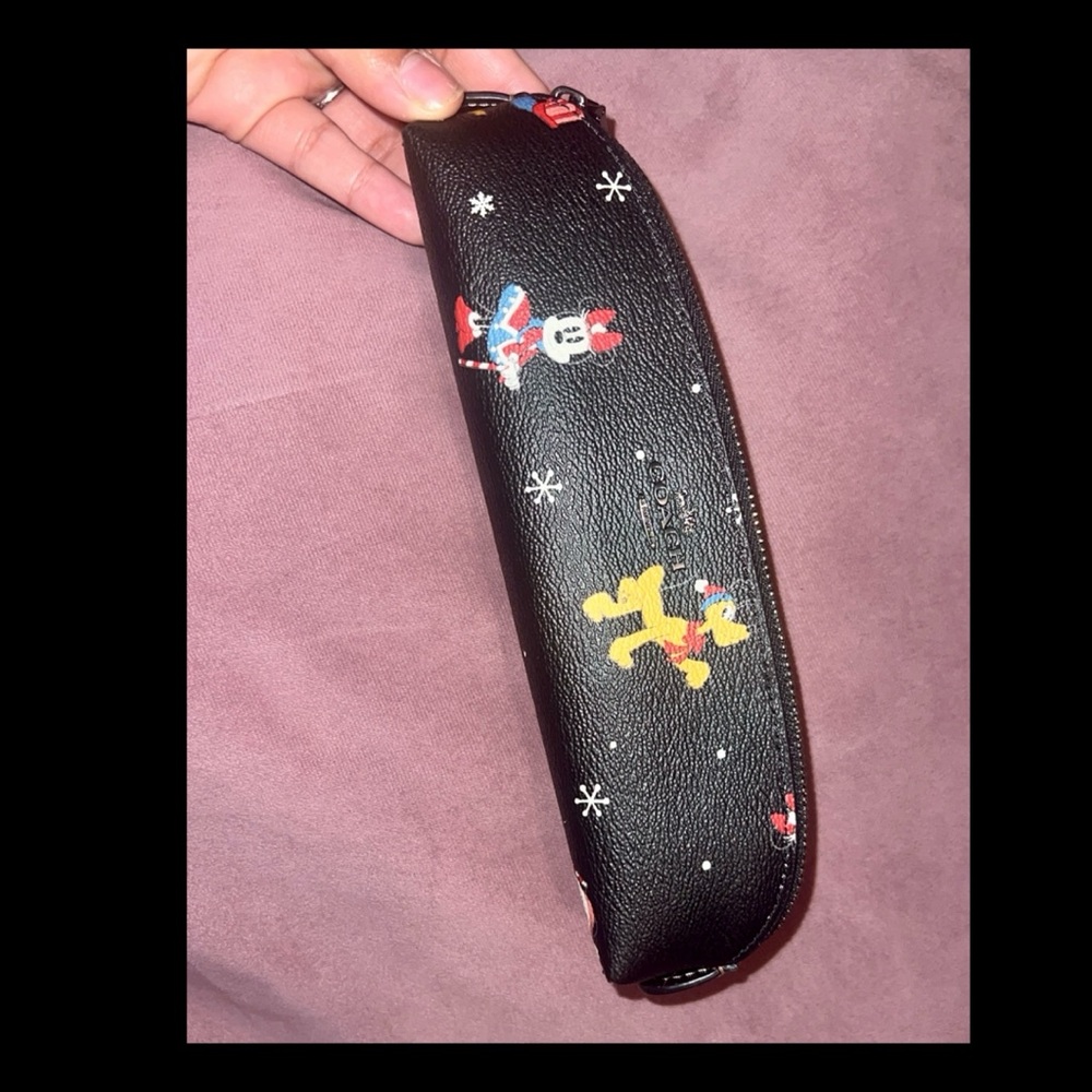 Coach pencil pouch